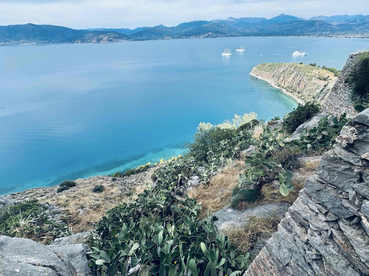 The views from the top of Palamidi were amazing! 😯