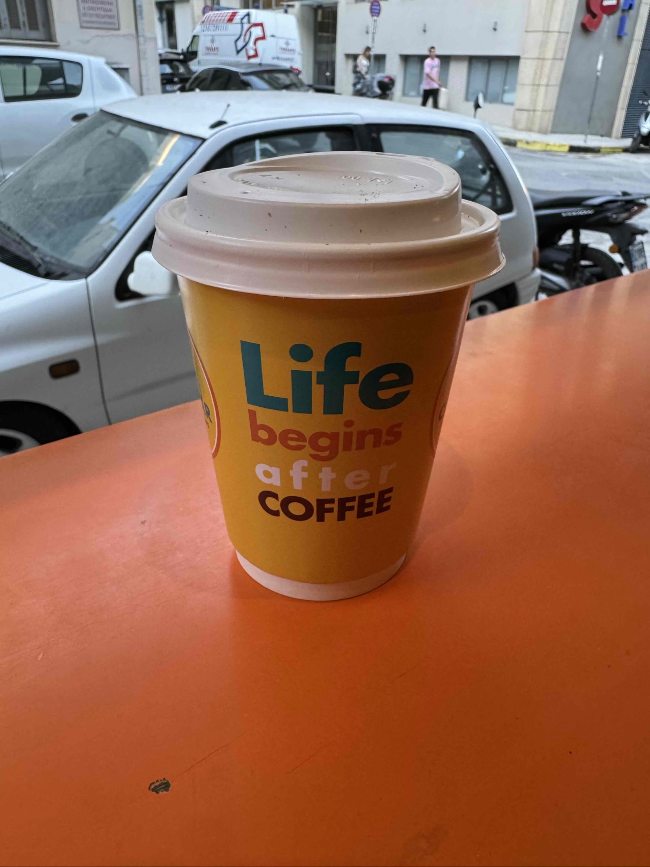 I found this place (Coffee Jar) right up the street from our hotel. It was great!