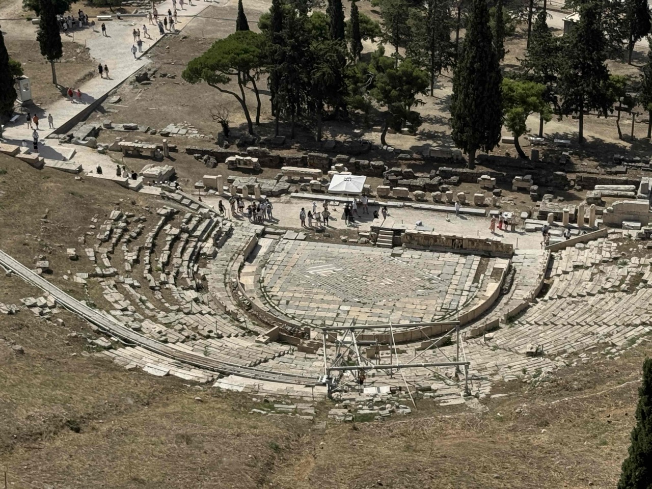 Ancient theater (1500 seats remain from 2500 years ago - incredible!!