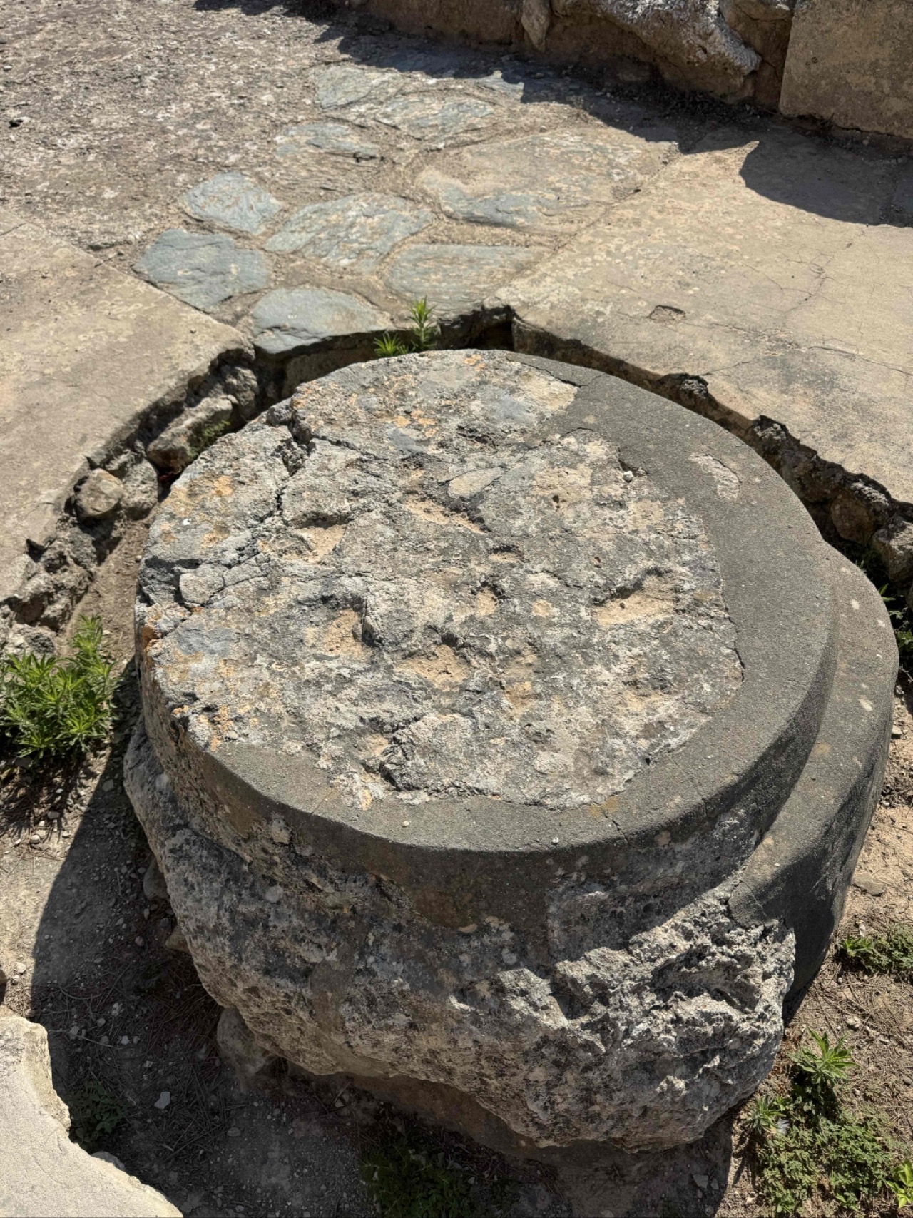 Original column footing/base