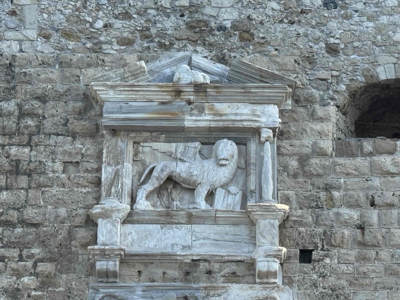 Lion at Koules Fortress from last night