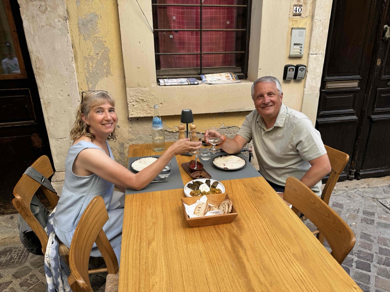 Dinner at Oinopoieio Tavern